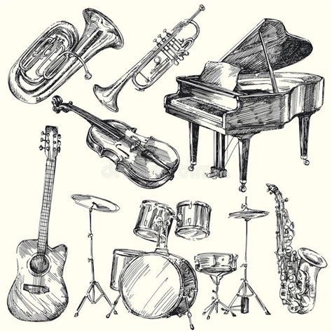 Musical instruments stock vector. Illustration of background - 24378604 | Musical instruments ...