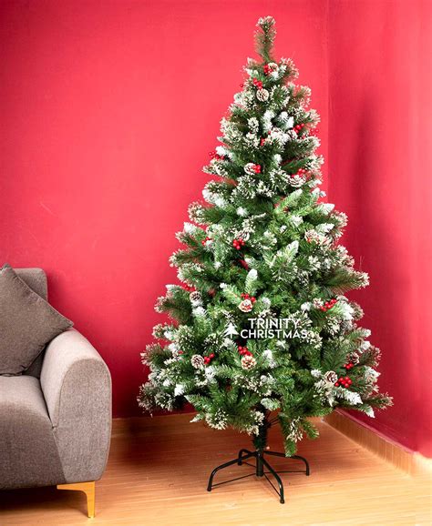 Buy Frosted Venetian Fir Christmas Tree 5 Feet Online