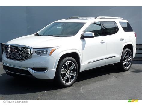 2017 White Frost Tricoat GMC Acadia Denali AWD #115868537 | GTCarLot.com - Car Color Galleries