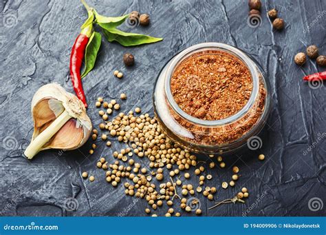 Dry adjika seasoning stock photo. Image of homemade - 194009906