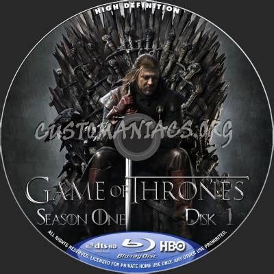 Game Of Thrones Season 1 blu-ray label - DVD Covers & Labels by ...