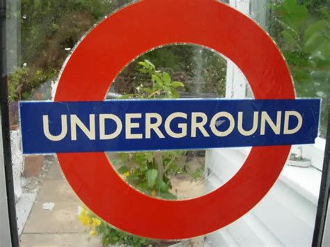 CENTRAL LONDON TUBE Map- With Roundel Underground Sticker!!! Genuine £17.50 - PicClick UK