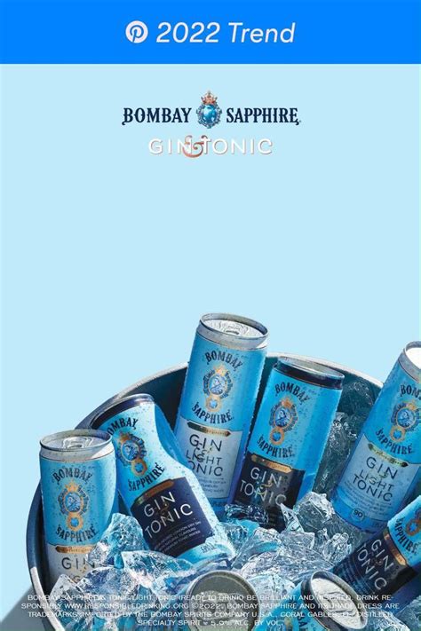 Bombay Sapphire Gin & Tonic [Video] | Gin and tonic, Tonic, Bombay sapphire gin