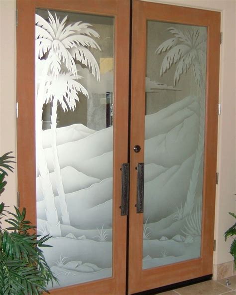 etched glass panels - Sans Soucie Art Glass