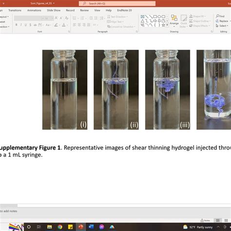 Figure S5. Representative images of shear-thinning hydrogel injection... | Download Scientific ...