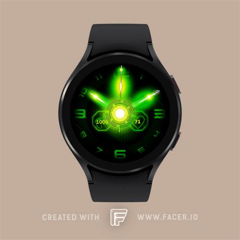 Mad Studio Watch Faces - Glow Ultra Lime Green - watch face for Apple Watch, Samsung Gear S3 ...