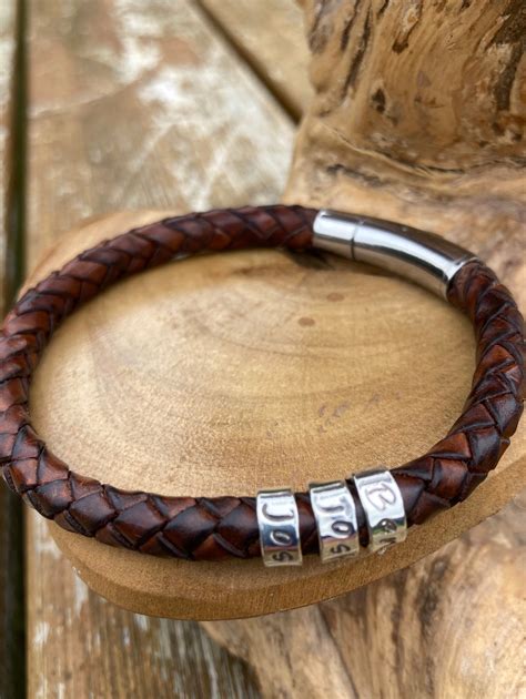 Mens Leather Bracelet London at Kevin Dupree blog