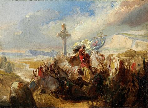 Battle of Poitiers, 25 October 732 Painting by Baron Charles de Steuben ...