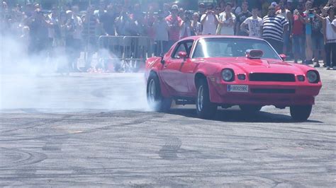 BURNOUT chevrolet camaro V8 454 - Fast N' Loud sTYLE ! - YouTube