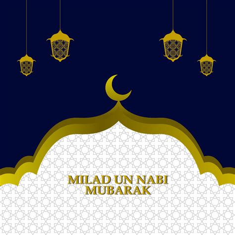 Happy eid milad un nabi mubarak. Islamic design background. Suitable for greeting card, poster ...