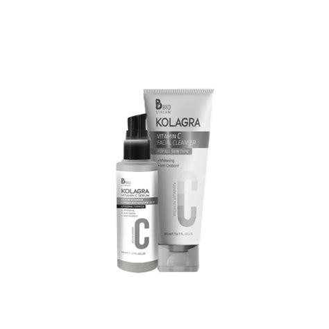 Kolagra VITAMIN C SKIN SERUM + VITAMIN C FACIAL CLEANSER - Alismailia ...