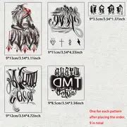 Original Fashion English Alphabet Cursive Font Dark Original - Temu