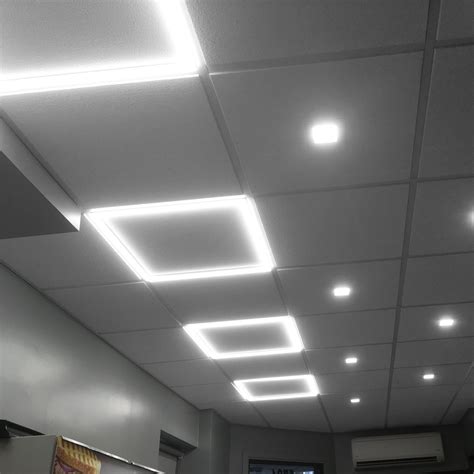 Drop Ceiling Lights 2 X 2 / Fasade Traditional 2 - 2 ft. x 2 ft. Lay-in ...