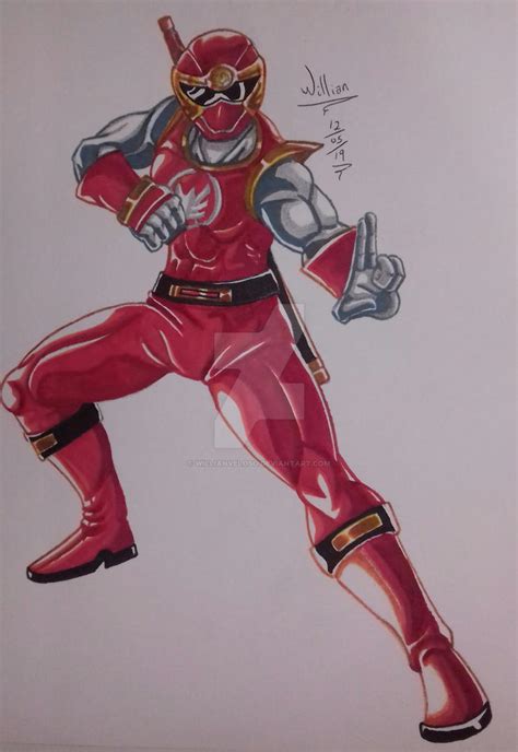 Ninja Storm Red Ranger / Tempestade Ninja Ranger V by WillianVeloso on DeviantArt