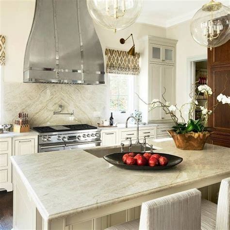 Taj Mahal Quartzite Backsplash | Contemporary kitchen, Best kitchen ...