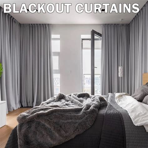 Custom Size Blackout Curtain Panels. Blackout Curtains Panel for Bedroom - Etsy