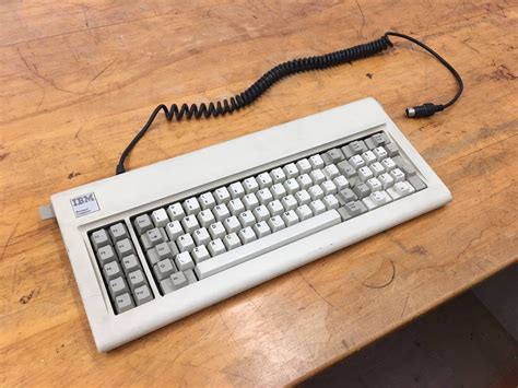 IBM keyboard found at work.. the connector looks like it predates PS/2 (vid in comments ...