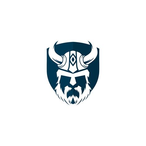 Viking helmet logo on white background 22213609 Vector Art at Vecteezy