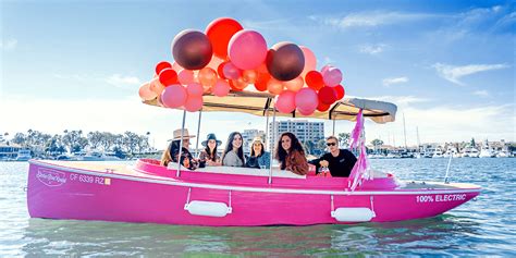 The Most Famous Pink Boat | Electric Boat Rental | Newport Beach