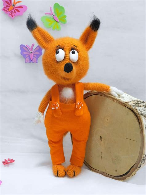 Soft toy Fox interior toy toy Fox gift home decor | Etsy