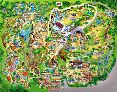 Busch Gardens - Markus Ansara - Florida Busch Gardens Map | Printable Maps