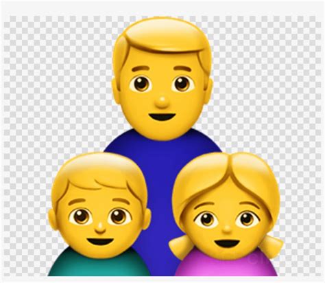 Family Emoji Iphone Clipart Emoji Ios - Family Emoji Png Transparent ...