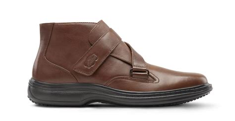 Dr. Comfort Joseph Mens Diabetic Dress Shoe Brown US 7M - Walmart.com