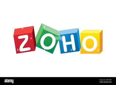 Zoho Corporation, Logo, White Background Stock Photo - Alamy