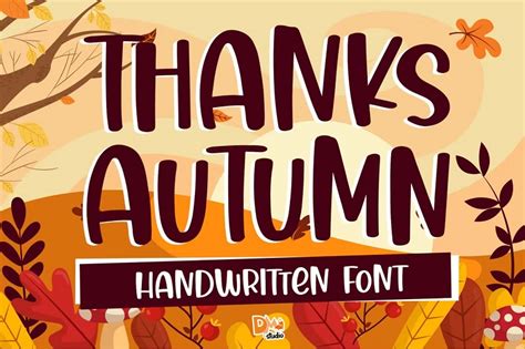 26 Best Autumn Fonts for Fall-themed Designs for 2024