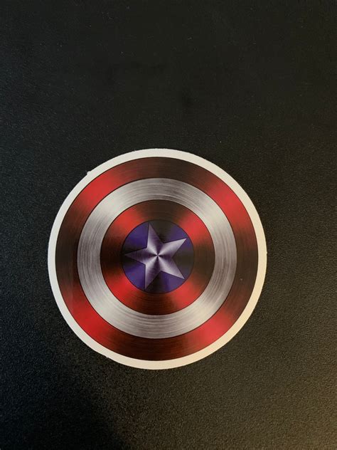 Captain America Sticker Decal | Etsy