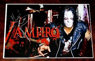 VAMPIRO WCW AAA LUCHA LIBRE LUCHA UNDERGROUND CMLL TNA SIGNED 12X18 ...