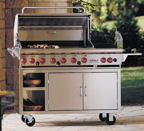 Wolf Freestanding Gas BBQ Grills | Grilling, Custom bbq grills, Bbq grills