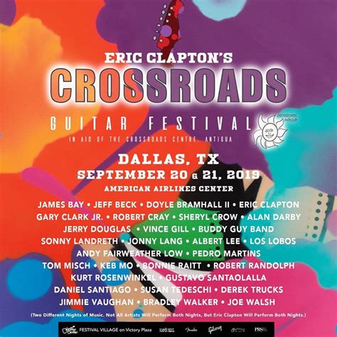 Eric Clapton Announces 2019 Crossroads Guitar Festival: Derek Trucks, Gary Clark Jr., More