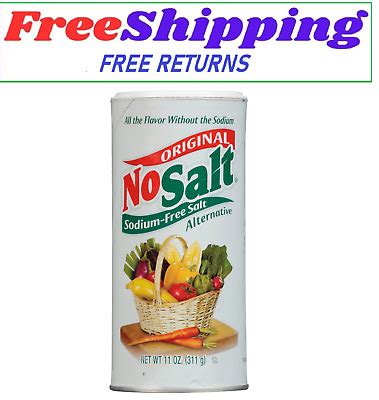 No Salt Original Sodium-Free Salt Alternative, 11 oz | eBay