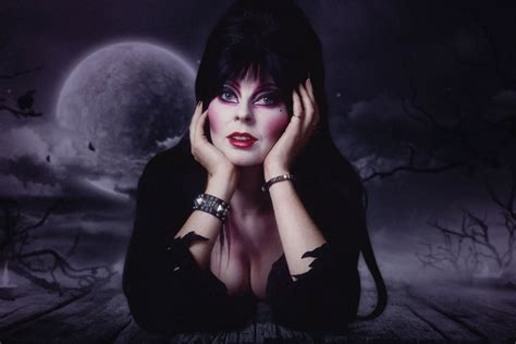 Elvira Is Staying Home for Halloween This Year