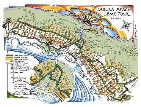 Laguna Streets: Bike Route Map of Laguna Beach