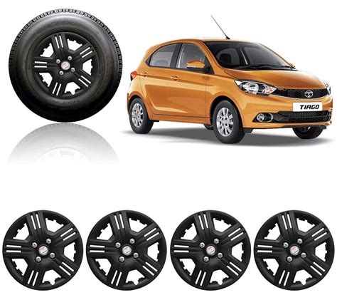 Black Carbon Fiber Tata Tiago Wheel Cover, 18', Round at Rs 900/set in New Delhi