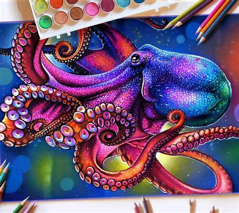 Morgan Davidson on Instagram: “Fun octopus drawing for a wedding ...