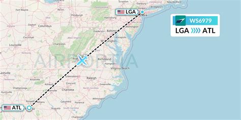 WS6979 Flight Status WestJet: New York to Atlanta (WJA6979)