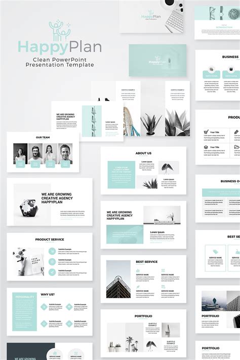 Happyplan Minimal PowerPoint Presentation Template - Keynote - Ideas of ...