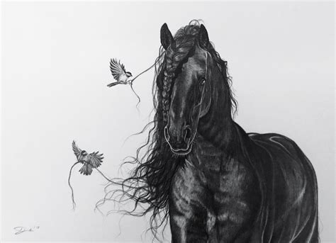 How To Draw A Friesian at How To Draw