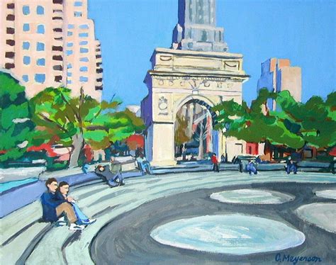 New York Art Washington Square Arch NYU New York University - Etsy