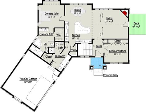 One Story Angled House Plans - Floor Plans Concept Ideas