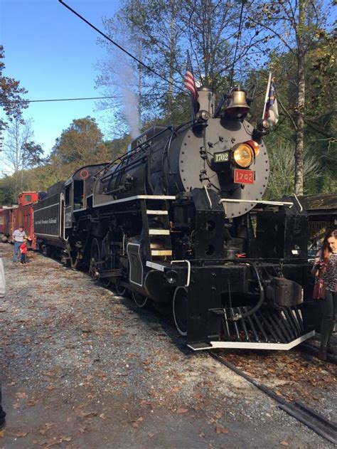 This is the train from Bryson City, NC, stopped at the Nantahala Outdoor Center. This is a great ...