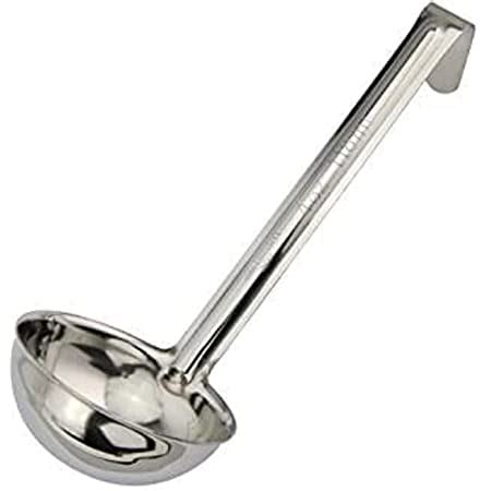 Amazon.com: CucinaPrime Set of 4 Stainless Steel Soup Ladle 2 Ounce, 4 Ounce, 6 Ounce, 8 Ounce ...