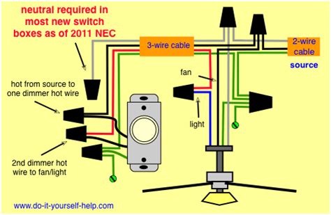 Exhaust Fan With Light Wiring Diagram