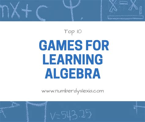 Top 10 games for learning algebra - Number Dyslexia