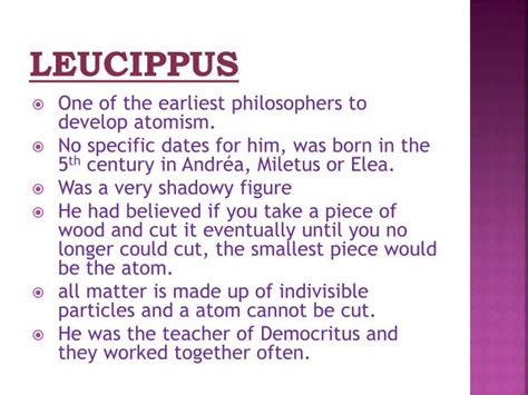 PPT - Leucippus and Democritus PowerPoint Presentation - ID:2350646