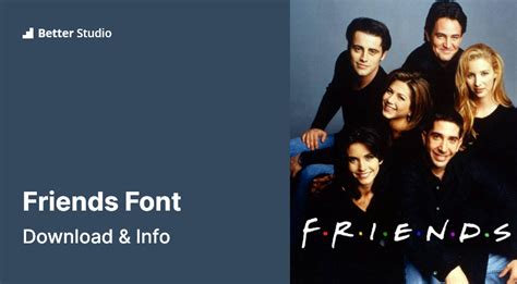 Friends Tv Show Logo Font