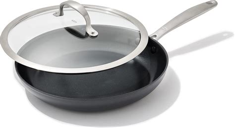 Amazon.com: OXO Softworks Frying Pan Skillet 10.5" and 12" Set, 3-Layered German Engineered ...